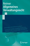 Abbildung von: Allgemeines Verwaltungsrecht - Springer
