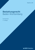 Abbildung von: Bestattungsrecht Baden-Württemberg - Kommunal- und Schul-Verlag
