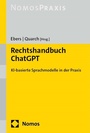 Cover: Rechtshandbuch ChatGPT - Nomos