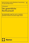 Cover: Der gewerbliche Rechtsanwalt - Nomos
