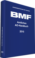 Cover: Amtliches AO-Handbuch 2015 - Stollfu&szlig;