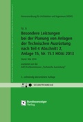 Abbildung von: HOAI - Besondere Leistungen bei der Planung von Anlagen der Technischen Ausrüstung nach Teil 4 Abschnitt 2, Anlage 15, Nr. 15.1 HOAI 2013 Onlineversion - Reguvis Fachmedien