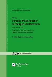 Abbildung von: Vergabe freiberuflicher Leistungen im Bauwesen - Leistungsbild und Honorierung Onlineversion - Reguvis Fachmedien