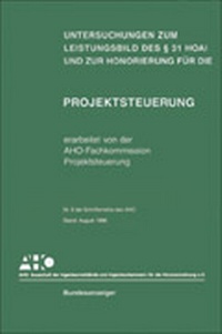 Bild vergrößern Bild: Projektsteuerung - Untersuchungen zum Leistungsbild des § 31 HOAI und zur Honorierung für die Projektsteuerung - Reguvis Fachmedien