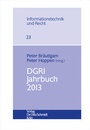 Cover: DGRI Jahrbuch 2013 - Otto Schmidt Verlag