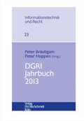 Cover: DGRI Jahrbuch 2013 - Otto Schmidt Verlag