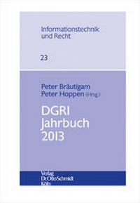 Abbildung von: DGRI Jahrbuch 2013 - Otto Schmidt Verlag