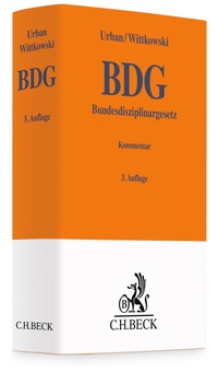 Abbildung von: Bundesdisziplinargesetz: BDG - C.H.BECK