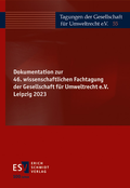 Abbildung von: Dokumentation zur 46. wissenschaftlichen Fachtagung der Gesellschaft für Umweltrecht e.V. Leipzig 2023 - Erich Schmidt Verlag