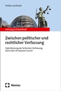 Cover: Zwischen politischer und rechtlicher Verfassung - Nomos