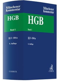 Abbildung von: Münchener Kommentar zum Handelsgesetzbuch: HGB - Band 1 - C.H.BECK