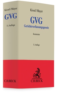 Abbildung von: Gerichtsverfassungsgesetz: GVG - C.H.BECK