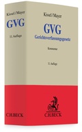 Abbildung von: Gerichtsverfassungsgesetz: GVG - C.H.BECK