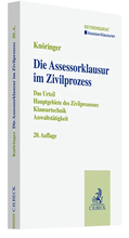 Abbildung von: Die Assessorklausur im Zivilprozess - C.H.BECK