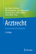 Cover: Arztrecht - Springer