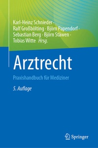 Enlarge image Cover: Arztrecht - Springer