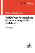 Cover: Vorl&auml;ufiger Rechtsschutz im Verwaltungsstreitverfahren - C.H.BECK