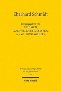 Abbildung von: Eberhard Schmidt - Mohr Siebeck
