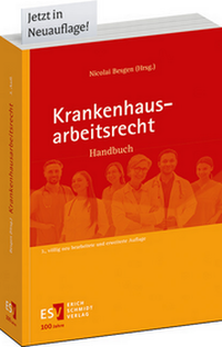 Abbildung von: Krankenhausarbeitsrecht - Erich Schmidt Verlag
