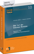 Cover: Das 1x1 der Internen Revision - Erich Schmidt Verlag
