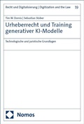 Cover: Urheberrecht und Training generativer KI-Modelle - Nomos