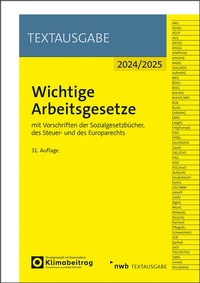 Abbildung von: Wichtige Arbeitsgesetze - NWB