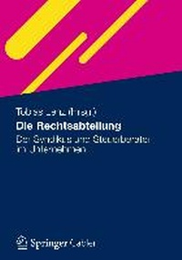 Enlarge image Cover: Die Rechtsabteilung - Springer Gabler