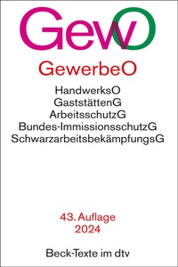Abbildung von: Gewerbeordnung: GewO - dtv
