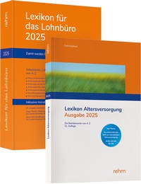 Abbildung von: Buchpaket Lexikon für das Lohnbüro und Lexikon Altersversorgung 2025 - Rehm