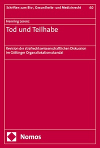 Abbildung von: Tod und Teilhabe - Nomos