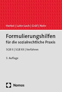 Enlarge image Cover: Formulierungshilfen für die sozialrechtliche Praxis - Nomos