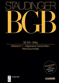 Abbildung von: BGB: Kommentar zum Bürgerlichen Gesetzbuch mit Einführungsgesetz und Nebengesetzen - Otto Schmidt/De Gruyter