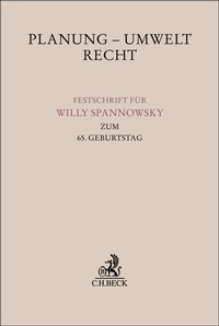 Abbildung von: Planung - Umwelt - Recht - C.H.BECK