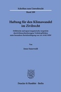 Abbildung von: Haftung für den Klimawandel im Zivilrecht - Duncker & Humblot