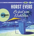 Cover: Zu faul zum Nichtstun - Argon