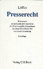 Cover: Presserecht - C.H.BECK
