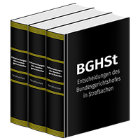 Abbildung von: BGHSt - Entscheidungen des Bundesgerichtshofes in Strafsachen - Carl Heymanns Verlag