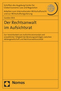 Abbildung von: Der Rechtsanwalt im Aufsichtsrat - Nomos