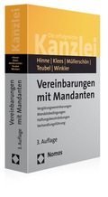 Cover: Vereinbarungen mit Mandanten - Nomos