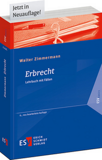 Abbildung von: Erbrecht - Erich Schmidt Verlag