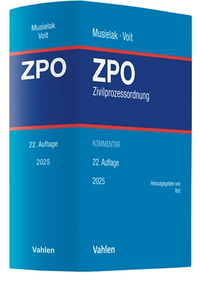 Abbildung von: Zivilprozessordnung: ZPO - Vahlen