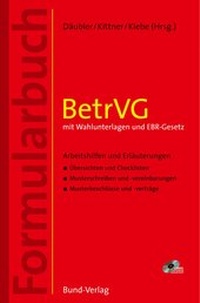 Bild vergrößern Bild: BetrVG Formularbuch - Bund-Verlag