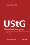 Cover: UStG Umsatzsteuergesetz - Manz