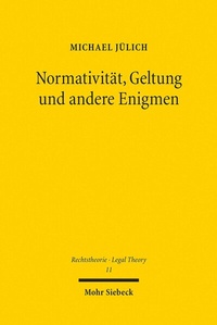 Abbildung von: Normativität, Geltung und andere Enigmen - Mohr Siebeck