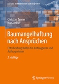 Cover: Baumangelhaftung nach Anspr&uuml;chen - Springer Vieweg