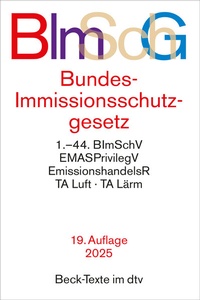 Abbildung von: Bundes-Immissionsschutzgesetz: BImSchG - dtv
