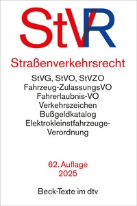 Abbildung von: Straßenverkehrsrecht: StVR - dtv