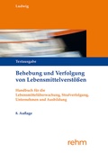 Cover: Behebung und Verfolgung von Lebensmittelverst&ouml;&szlig;en - Rehm