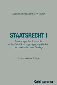 Enlarge image Cover: Staatsrecht I - Kohlhammer