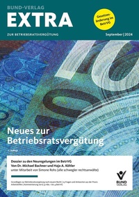 Abbildung von: EXTRA zur Betriebsratsvergütung - Bund-Verlag